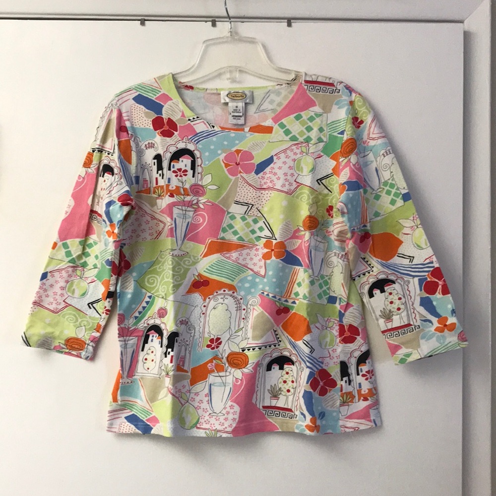 Talbots Colorful Top